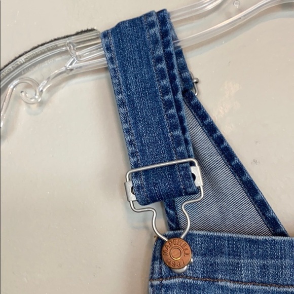 Madewell Adrian Distressed Jean Skinny Fit Overalls Size XXS - Picture 7 of 14